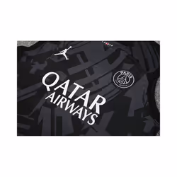 2023-2024 PSG Football Kit Sleeveless Training Shirt Suit Soccer Jersey Gray/Black - L
