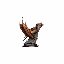 Macron WETA Workshop Small Polystone - Hobbit Trilogy: Smaug the Magnificent Mini Statue Multicoloured 6â tall 87-01-03306 - Additional view 6