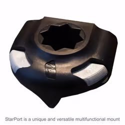 Railblaza Side Port StarPort?For Canoe/ Kayak/ Boats Fishing Accessory?Black