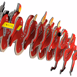 Eugy Red Dragon 3D Puzzle