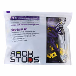 Rackstuds P100 Rack Mount Solution Series II - No More cage Nuts The E