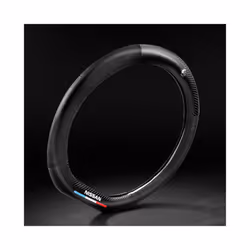 38cm Carbon Fiber Leather Car Steering Wheel Cover Four Seasons For Nissan - Black