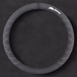 For Suzuki Jimny jb74 jb43 Suede Car Steering Wheel Cover Anti-Slip Auto - Logo-Letter