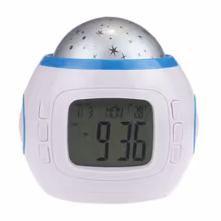 Starry Sky Projection Lamp Bedroom Night Light uminous Electronic Alarm Clock