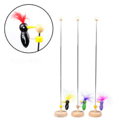 Toddle Baby Early Educational Cute Woodpecker Pole Pecking Sliding Toy Gift