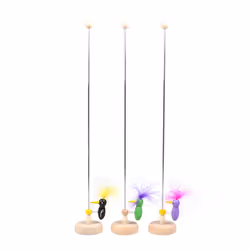 Toddle Baby Early Educational Cute Woodpecker Pole Pecking Sliding Toy Gift