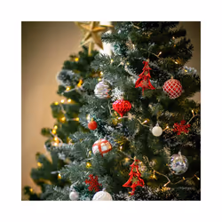 50PCS christmas decorations supplies Christmas Ball Ornaments Xmas Tree Decorations Home Party Decor New Year - SET, D Brown