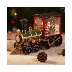 Christmas Gift Train Crystal Ball Ornament Christmas Gift Christmas Eve Decoration Lighting Train Box CrystalBall Ornaments