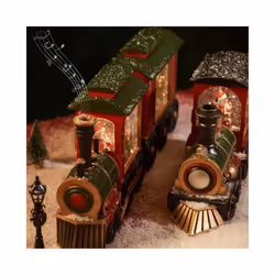Christmas Gift Christmas Eve Music Box Train Music Box Crystal Ball Ornaments