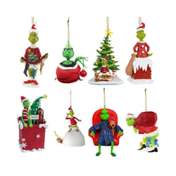 Window Film Stained Glass Birds Cartoon Christmas Crystal Ornament Green Hair Monster Christmas Decoration Pendant