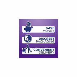 48 x Tena Lady Discreet Maxi Night Incontinence Pads for Women, 8 Packs of 6, with Medium to Heavy Bladder Weakness, Specifically Designed for Night