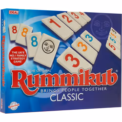 IDEAL | Rummikub Classic game: Brings people together | Family Strategy Games | For 2-4 Players | Ages 7+