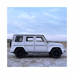 1:32 Benz G63 SUV Alloy Car Model Diecasts Metal Off-road Vehicles Car Model Simulation Sound and Light Collection kids Toy Gift Toy Cars - Black