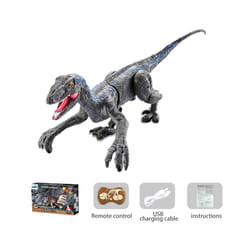 Remote Control Dinosaur Toys for Kids 2.4Ghz RC Dinosaur Robot Toy wit - Blue