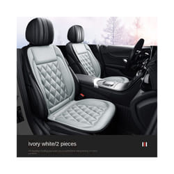 New Auto Electric Heated Pad 12V Heated Car Seat Cushion Winter Car Seat Pad Car Heated Seat Covers Universal Conjoined Supplies - 2 Elegant grey