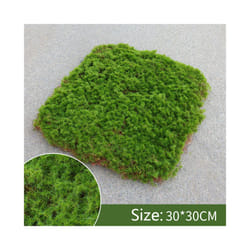 Buy5get2 free Simulation Moss Grass Turf Lawn Artificial Moss Green Fake - 30x30cm