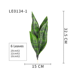 Buy5get2 free Artificial Plants Realistic Succulents Indoor and Outdoor - 33cm C