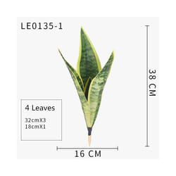 Buy5get2 free Artificial Plants Realistic Succulents Indoor and Outdoor - 38cmA