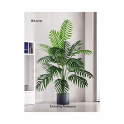 Buy5get2 free 70-120cm Large Artificial Palm Tree Plastic Turtle Back - 18-large Leaves