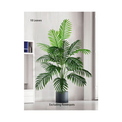 Buy5get2 free 70-120cm Large Artificial Palm Tree Plastic Turtle Back - 18-large Leaves
