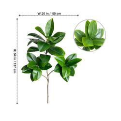 Buy5get2 free 70/135cm Artificial Ficus Tree Branches Large Banyan Leaves - ZA-300-137CM