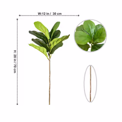 Buy5get2 free 70/135cm Artificial Ficus Tree Branches Large Banyan Leaves - ZA-301-70CM