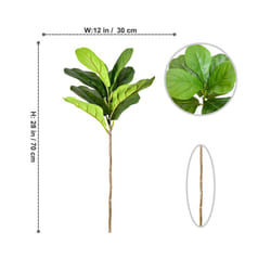 Buy5get2 free 70/135cm Artificial Ficus Tree Branches Large Banyan Leaves - ZA-301-70CM