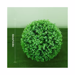 Artificial Plant Boxwood Topiary BallFaux Plants Decorative Grass Balls - Eucalyptus 32cm