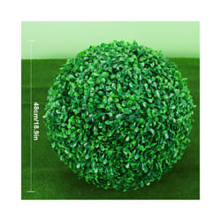 Artificial Plant Boxwood Topiary BallFaux Plants Decorative Grass Balls - Peanut 48cm