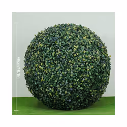 Artificial Plant Boxwood Topiary BallFaux Plants Decorative Grass Balls - Milan 46cm