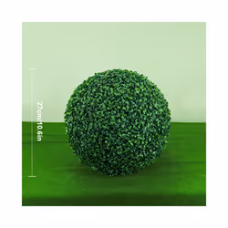 Artificial Plant Boxwood Topiary BallFaux Plants Decorative Grass Balls - Green Milan 27cm