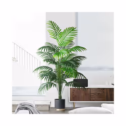 Buy5get2 free 90-120cm Large Artificial Palm Tree Tropical Fake Plants - 120cm 24 Leaves