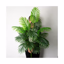 Buy5get2 free 90-120cm Large Artificial Palm Tree Tropical Fake Plants - 120cm 24 Leaves