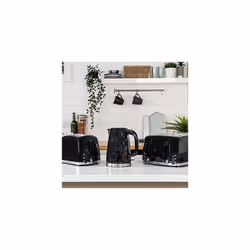 Russell Hobbs 26051 Cordless Electric Kettle - Contemporary Honeycomb Design with Fast Boil and Boil Dry Protection, 1.7 Litre, 3000 W, Black