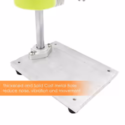 Mini Drill Press for Bench Drilling Machine Variable Speed Drilling Chuck 1.5-10mm For DIY Wood - silver, Sliver JP Plug