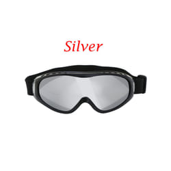 1Pc Retro Vintage Pilot Goggles Motor Protective Gear Glasses Snowboard - Silver
