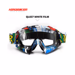 Motocross Goggles Cycling Motorcycle Goggles Ski Glasses Snowboard Moto - QL037 White