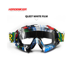Motocross Goggles Cycling Motorcycle Goggles Ski Glasses Snowboard Moto - QL037 White