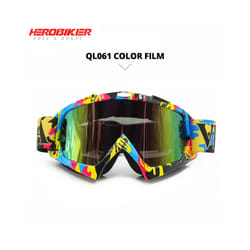 Motocross Goggles Cycling Motorcycle Goggles Ski Glasses Snowboard Moto - QL061 Colorful