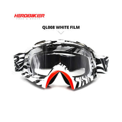 Motocross Goggles Cycling Motorcycle Goggles Ski Glasses Snowboard Moto - QL008 White