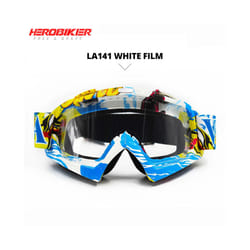 Motocross Goggles Cycling Motorcycle Goggles Ski Glasses Snowboard Moto - LA141 White