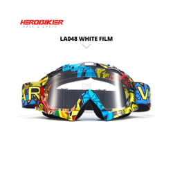 Motocross Goggles Cycling Motorcycle Goggles Ski Glasses Snowboard Moto - LA048 White