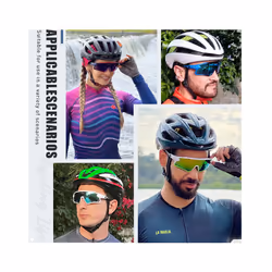 Pochromic Cycling Glasses MTB Riding Running Sunglasses UV400 Polarized - 24A