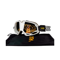 Motorcycle Goggles Retro Ski Sunglasses Motocross Glasses Wide Vision - WK-BGZ-SILVER