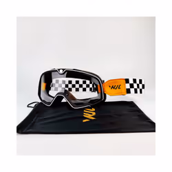 Motorcycle Goggles Retro Ski Sunglasses Motocross Glasses Wide Vision - WX-YGZ-CLEAR