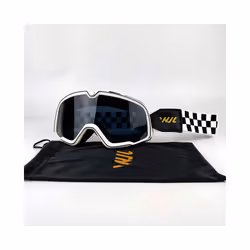 Motorcycle Goggles Retro Ski Sunglasses Motocross Glasses Wide Vision - WK-BGZ-GREY