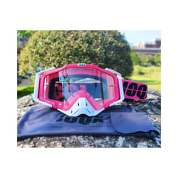 Latest   Motocross Goggles Glasses Off Road Masque Helmets Goggles Ski - pink Clear