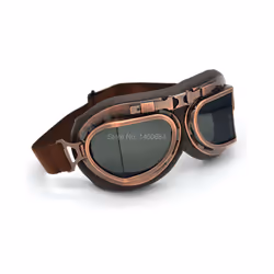 Evomosa Vintage WWII Pilot Flying Goggles Outdoor Sports Goggle Glasses
