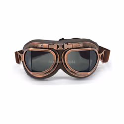 Evomosa Vintage WWII Pilot Flying Goggles Outdoor Sports Goggle Glasses