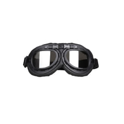Retro Motorcycle Goggles Glasses Vintage Moto Classic Goggles for Harley - Silver